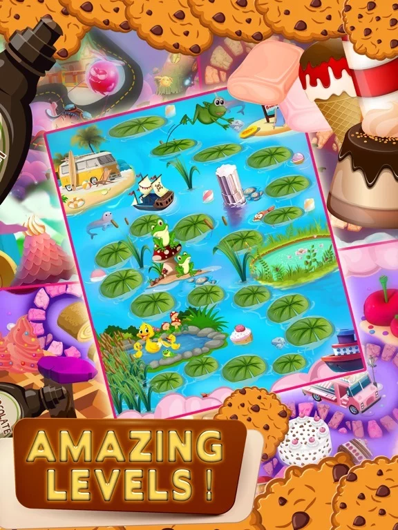 Изображение игры: Cookie Planet: Match 3 Party