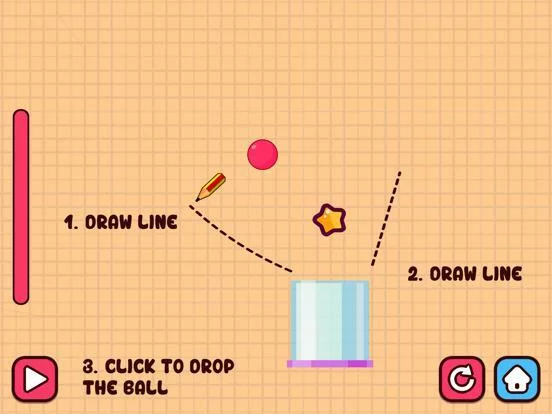 Изображение игры: Draw Ball: Paint Color Line