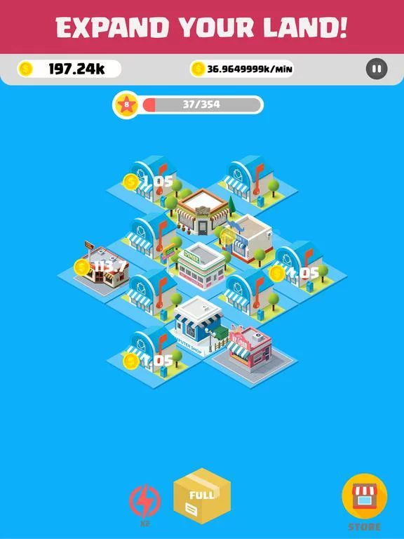Изображение игры: Merge Houses! Make a Town!