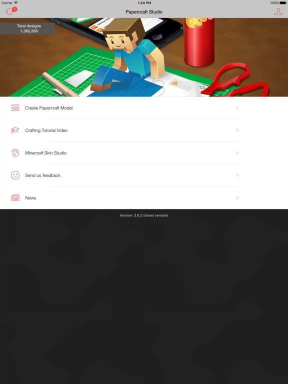 Изображение игры: Minecraft: Papercraft Studio