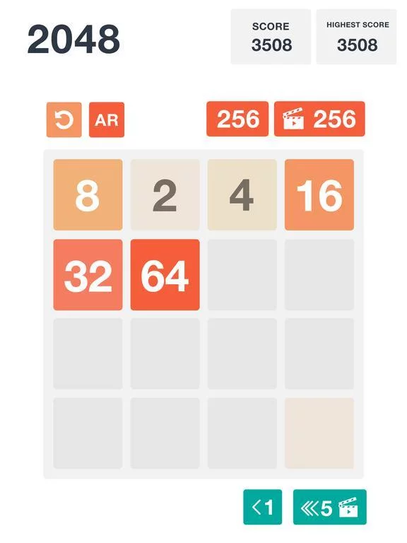 Изображение игры: 2048: Classic and AR