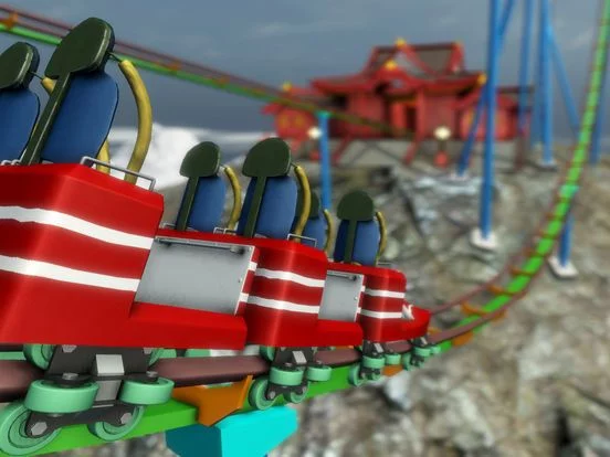 Изображение игры: Roller Coaster Himalayas VR
