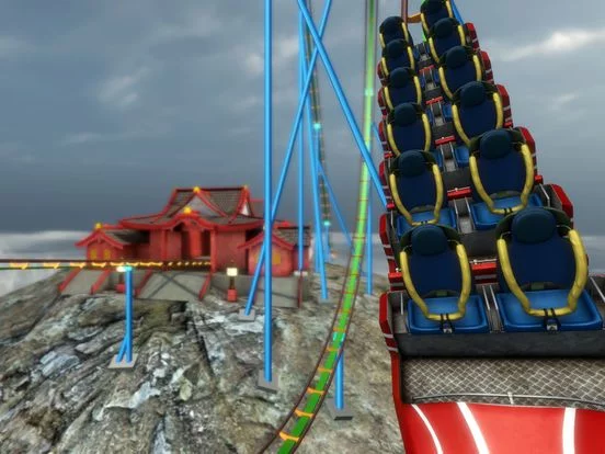 Изображение игры: Roller Coaster Himalayas VR