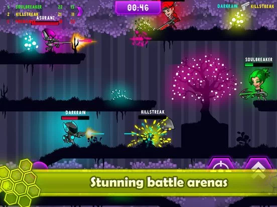 Изображение игры: Neon Blasters Multiplayer