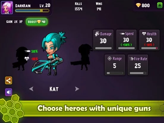 Изображение игры: Neon Blasters Multiplayer