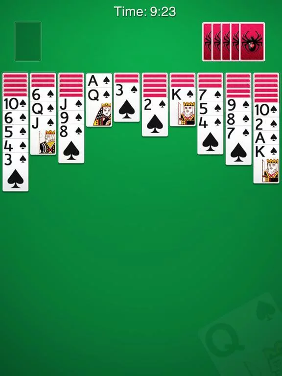 Изображение игры: ⋆Spider Solitaire⋆