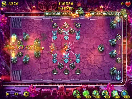 Изображение игры: Fieldrunners for iPad