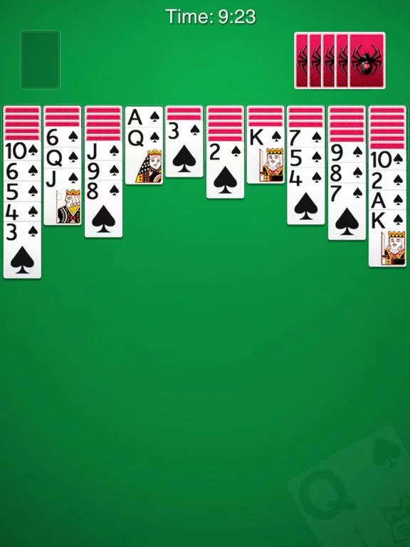 Изображение игры: ⋆Spider Solitaire⋆