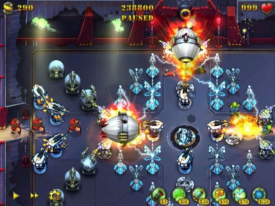 Изображение игры: Fieldrunners for iPad