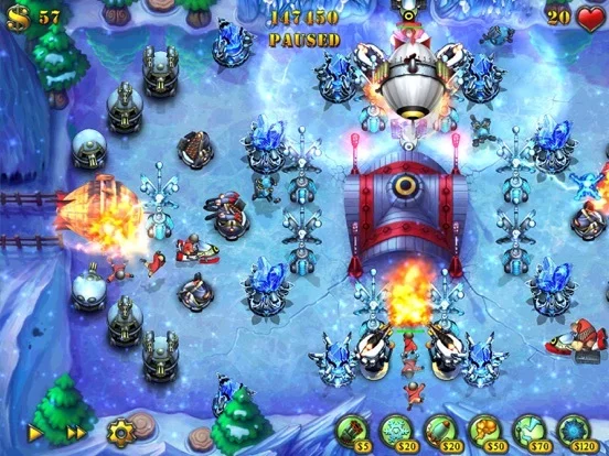 Изображение игры: Fieldrunners for iPad