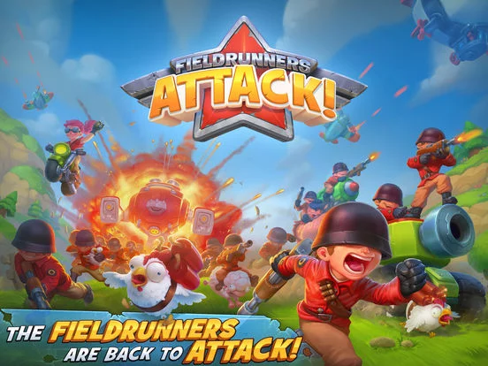 Изображение игры: Fieldrunners Attack!