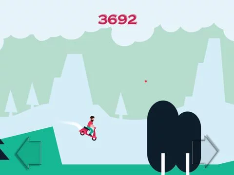 Изображение игры: Scooter Rush - Uphill Climbing Bike Race
