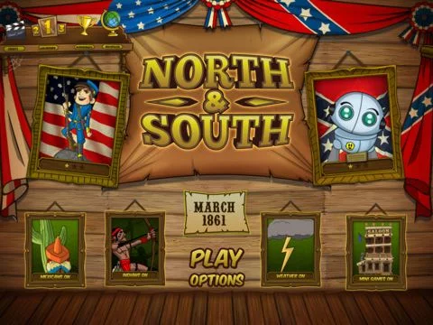 Изображение игры: NORTH & SOUTH - The Game