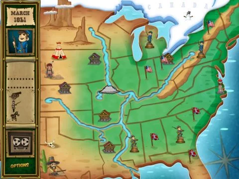 Изображение игры: NORTH & SOUTH - The Game