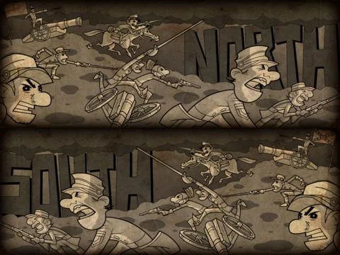Изображение игры: NORTH & SOUTH - The Game