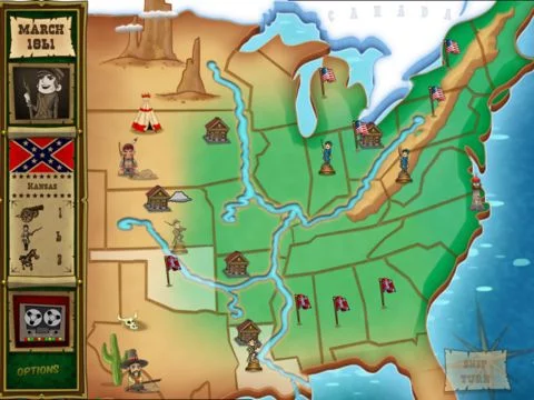 Изображение игры: NORTH & SOUTH - The Game (Pocket Edition)