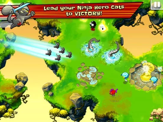 Изображение игры: Ninja Hero Cats