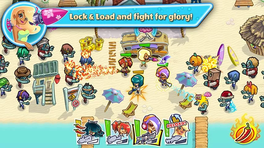 Изображение игры: Guns'n'Glory Zombies