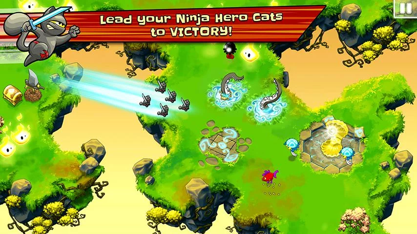 Изображение игры: Ninja Hero Cats