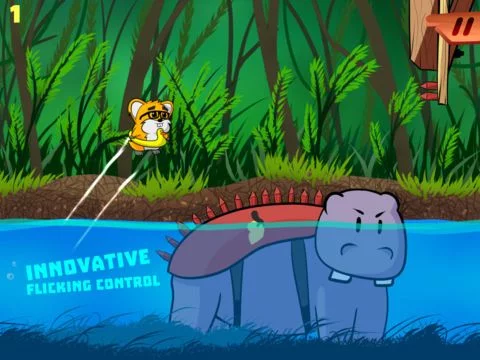 Изображение игры: Floaty Hamster: Hard Endless Platformer Game FREE