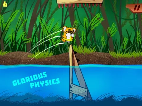 Изображение игры: Floaty Hamster: Hard Endless Platformer Game FREE