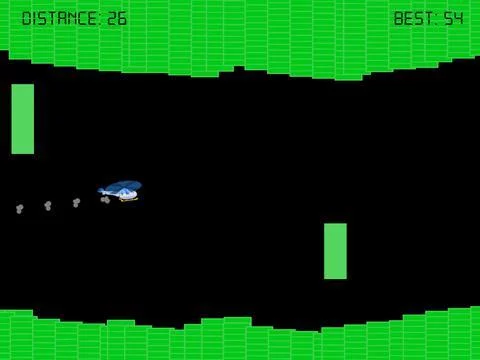 Изображение игры: Retro Helicopter Game