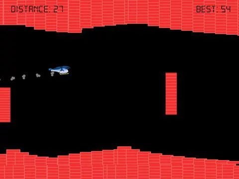 Изображение игры: Retro Helicopter Game