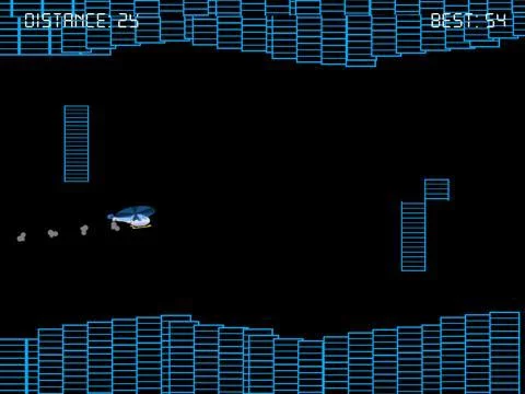 Изображение игры: Retro Helicopter Game