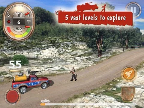 Изображение игры: Zombie Derby: Race and Kill