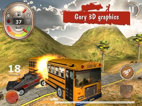Изображение игры: Zombie Derby: Race and Kill