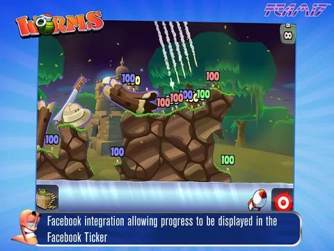 Изображение игры: Worms HD