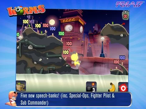 Изображение игры: Worms HD