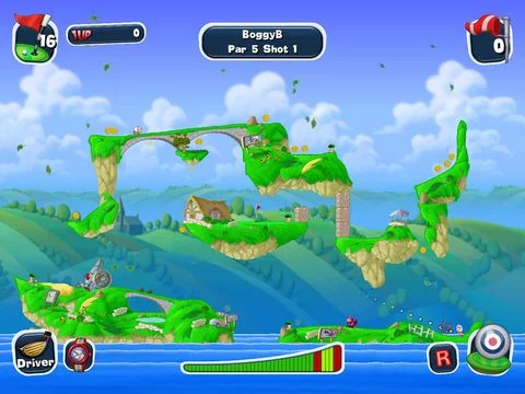 Изображение игры: Worms Crazy Golf HD