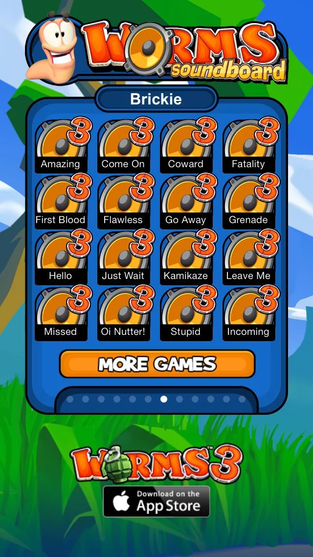 Изображение игры: Worms Soundboard