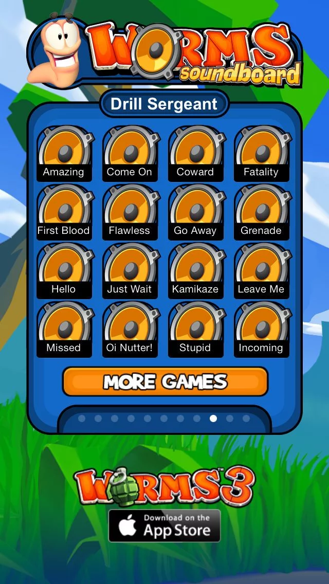 Изображение игры: Worms Soundboard