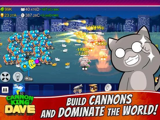 Изображение игры: Cannon king Dave