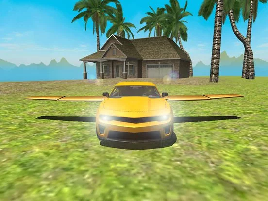 Изображение игры: Flying Car Driving Simulator Free: Extreme Muscle Car - Airplane Flight Pilot