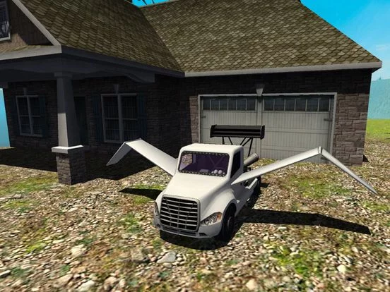 Изображение игры: Flying Car Simulator: Jet Truck - Airplane Pilot