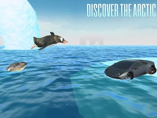 Изображение игры: Submarine Car Diving Simulator