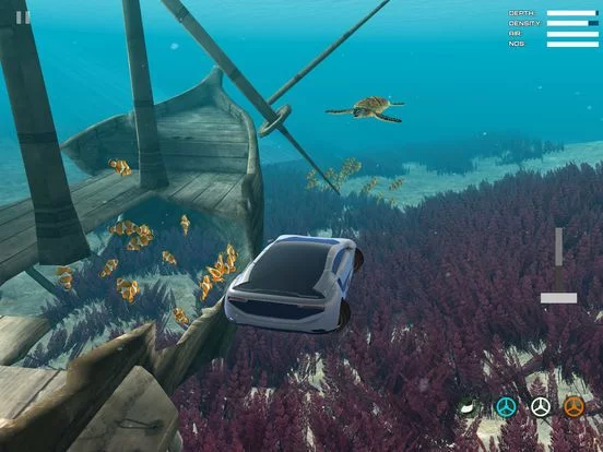Изображение игры: Submarine Car Diving Simulator