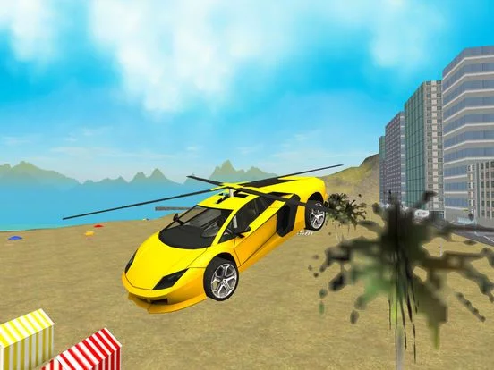 Изображение игры: San Andreas Helicopter Car Flying 3D Free