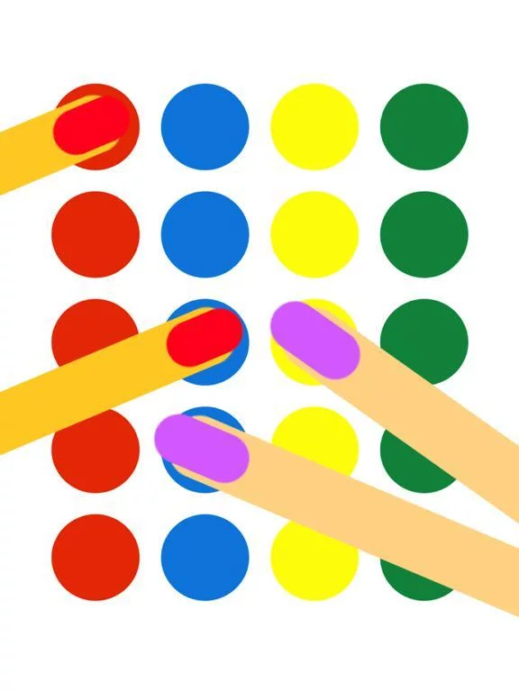 Изображение игры: Finger Twister.