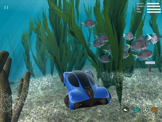 Изображение игры: Submarine Car Diving Simulator