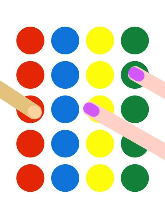 Изображение игры: Finger Twister.