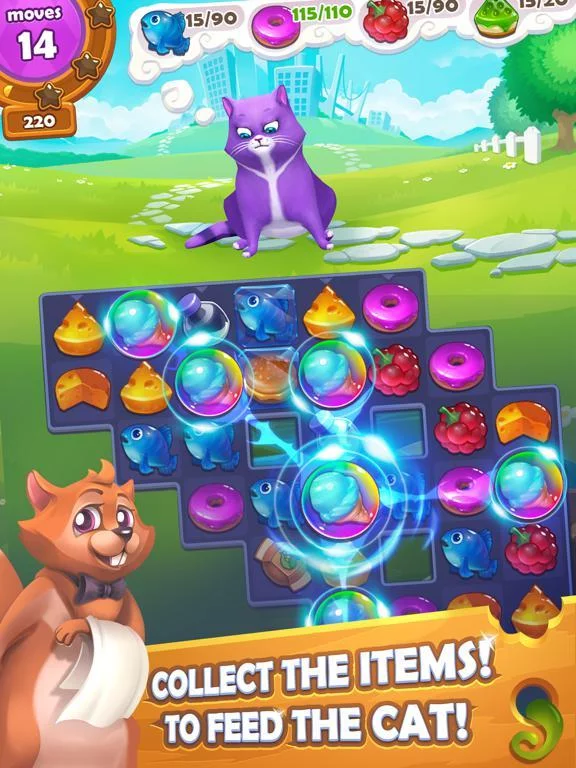 Изображение игры: Tasty Story: Match 3 Puzzle