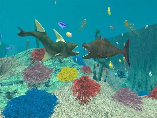 Изображение игры: Explore Fish Feeding and Grow