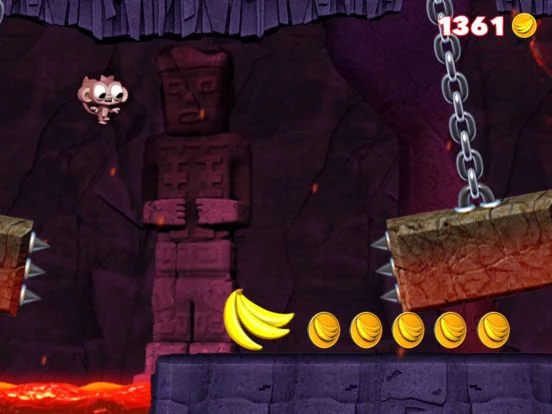 Изображение игры: Dare the Monkey: Go Bananas!