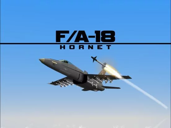 Изображение игры: FA18 HORNET FIGHTER JET