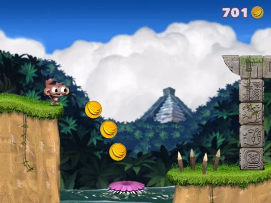 Изображение игры: Dare the Monkey: Go Bananas!