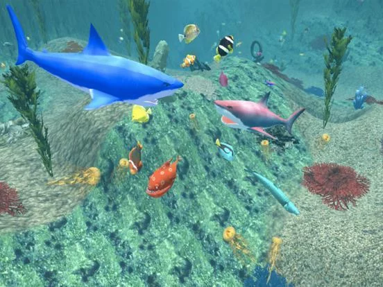 Изображение игры: Explore Fish Feeding and Grow